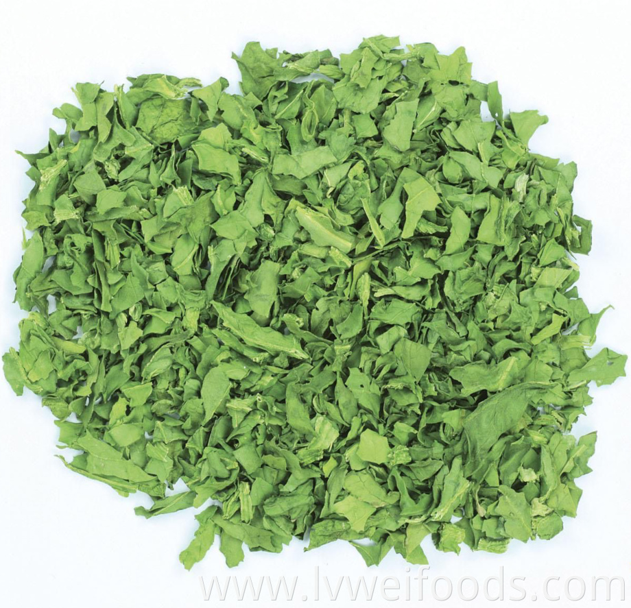 Dehydrated Spinach Leaves 10 10mm